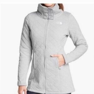 Quilted fleeced line North Face coat
